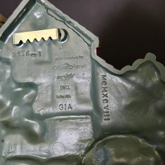 Vintage 1998 Home Interiors Covered Bridge & Water Mill Hanging Wall Decor USA - Picture 5 of 9